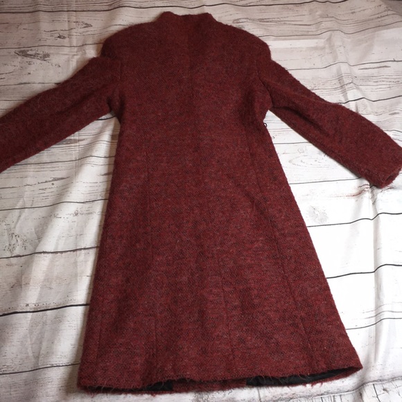 John Caruana Red Mohair blend EUC badazz  Stylists Coat - Picture 10 of 10
